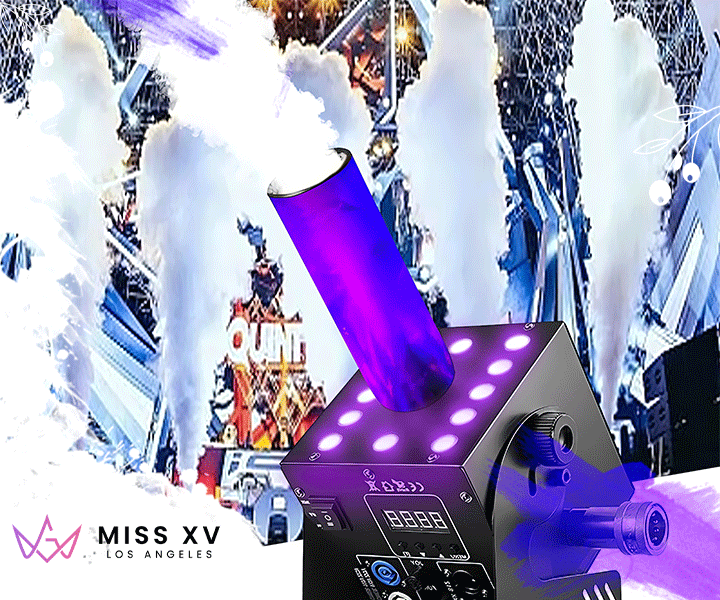 LED-CO2-Jet-machine-Cannon